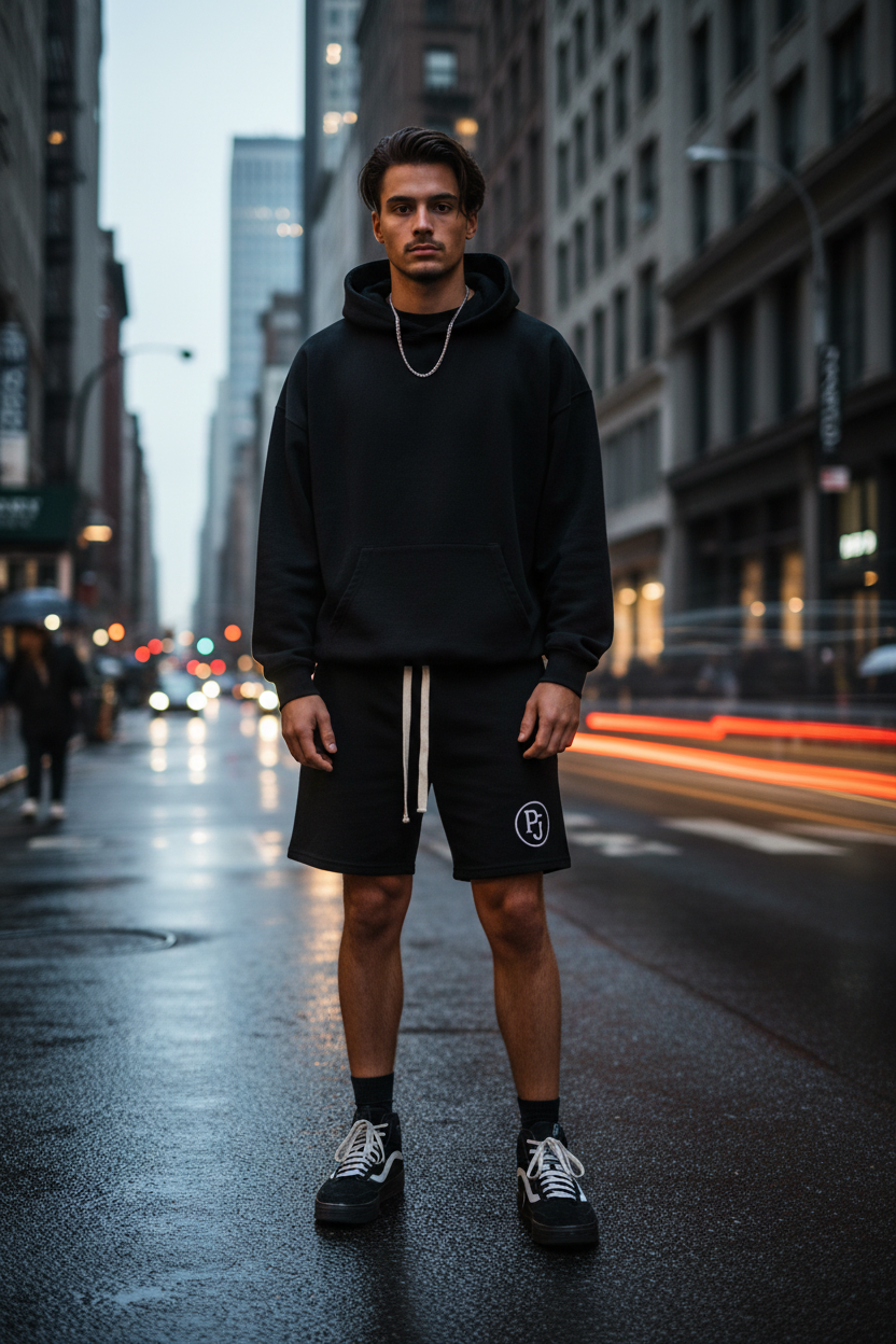 "PJ - PROYECTO" Loose Fit Shorts