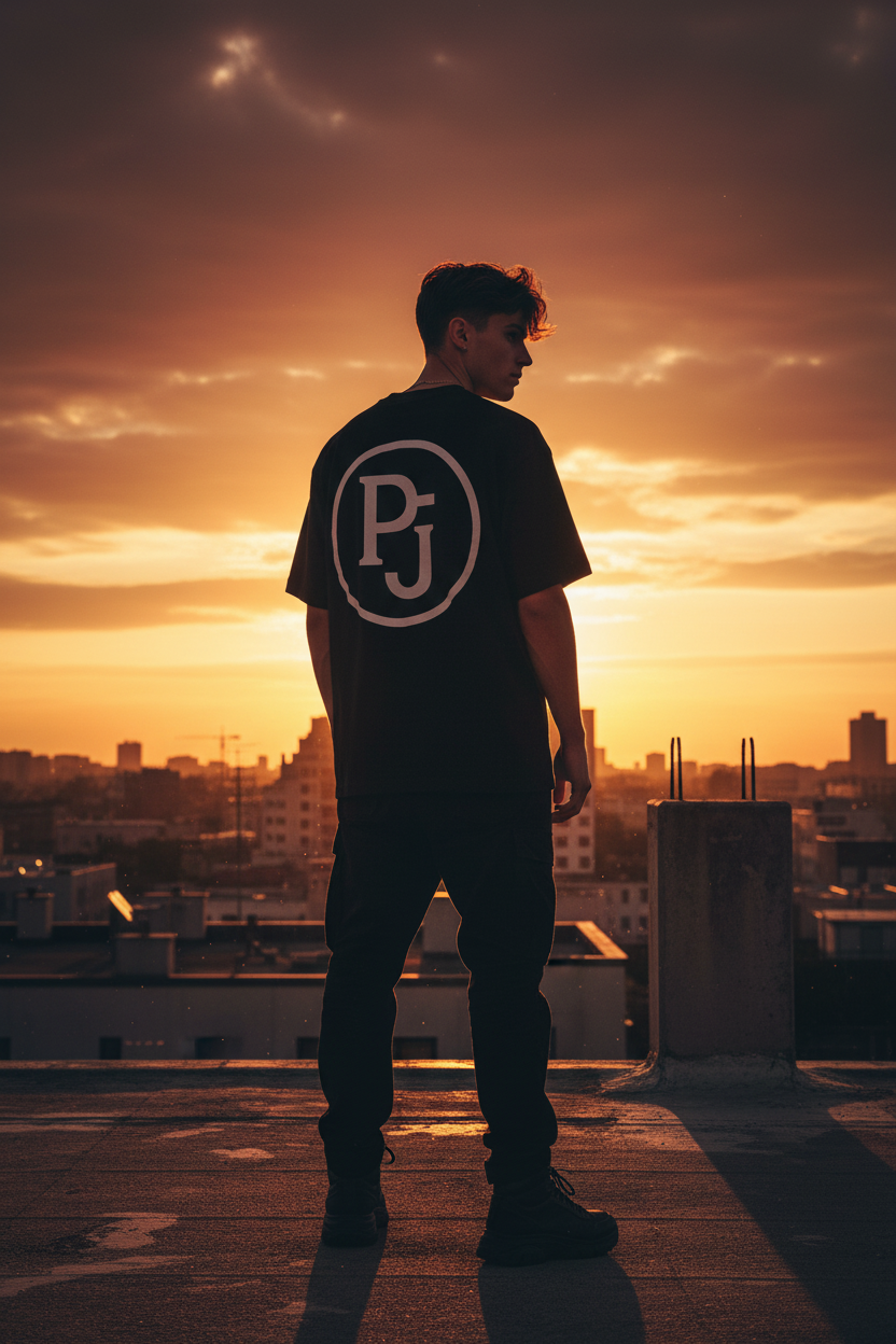 "PRJCT - TARGET" Oversized Tee ...