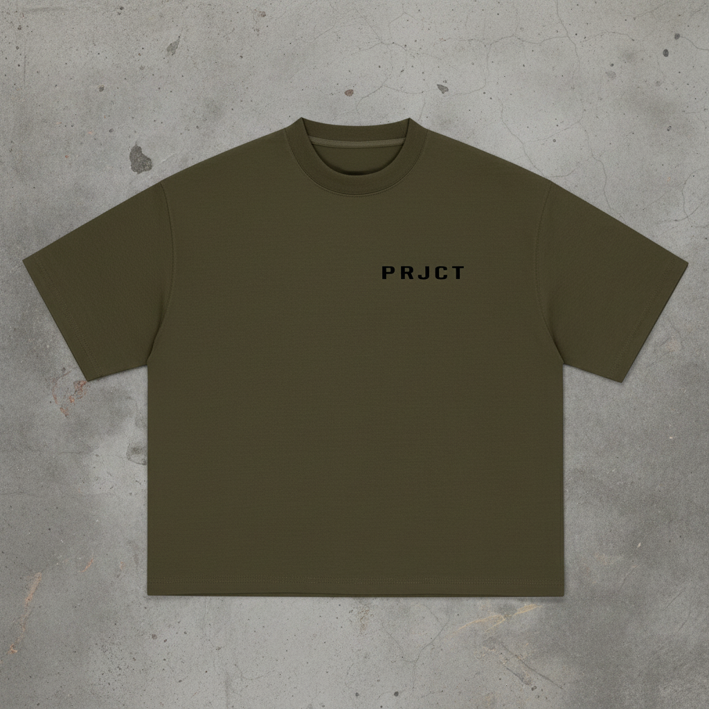 PRJCT - Built with Vision Boxy Oversized Tee