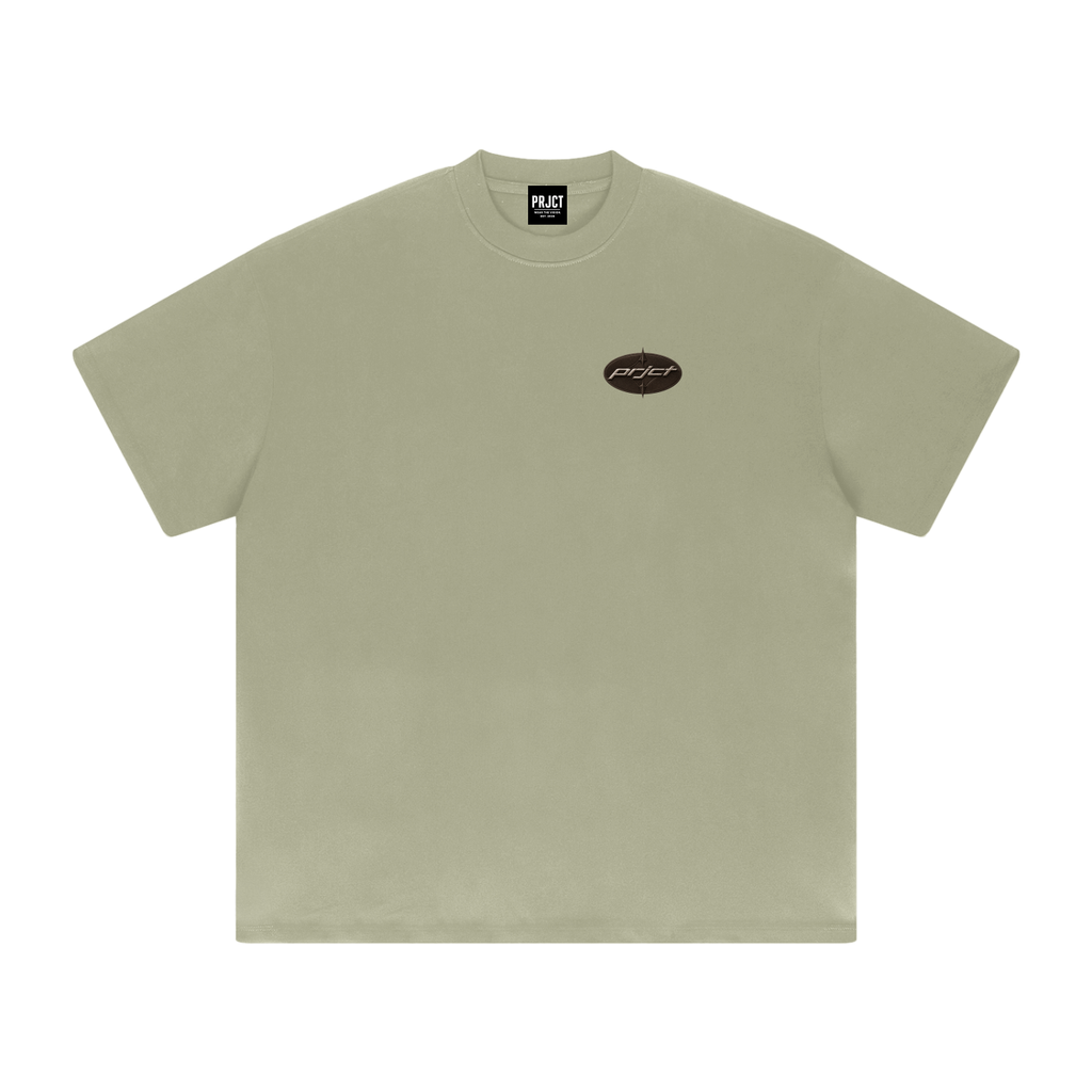 Globe Tee // Grey Green