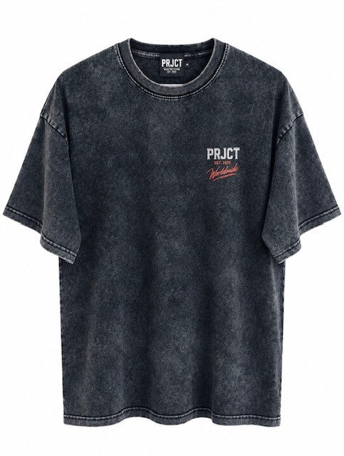 PRJCT Chase Sunsets Snow Wash Oversized Tee