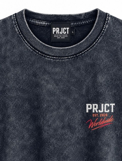 PRJCT Chase Sunsets Snow Wash Oversized Tee