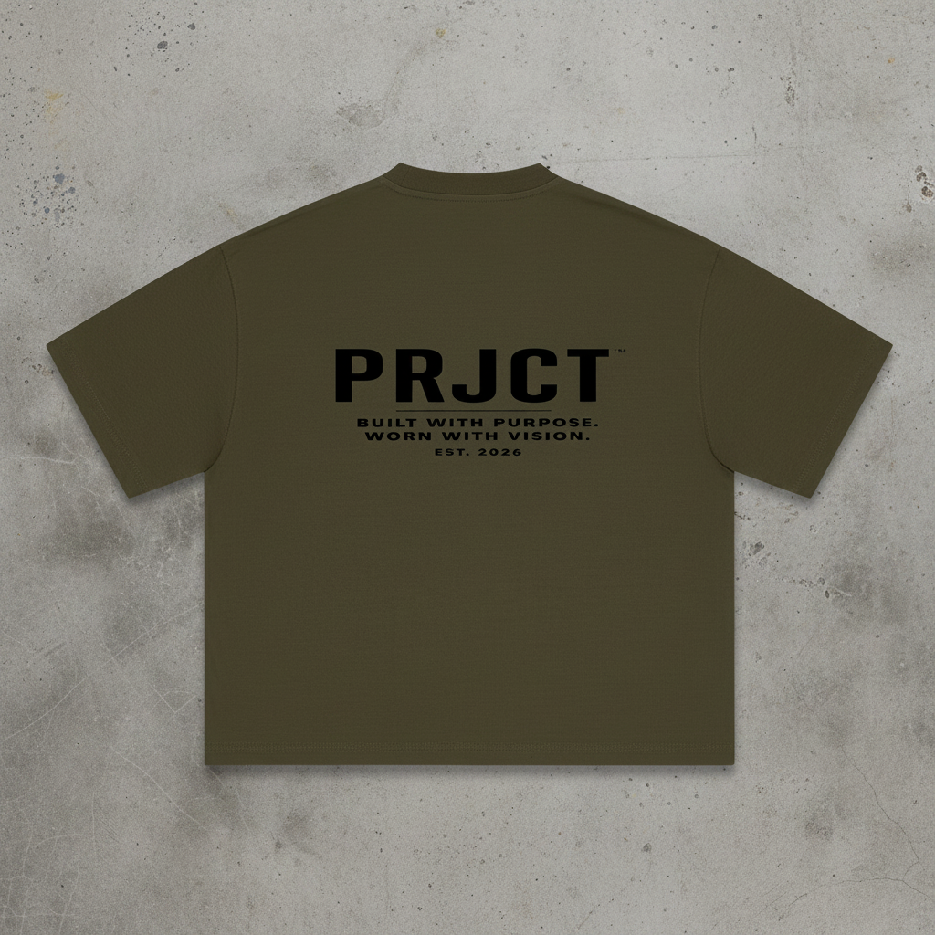 PRJCT - Built with Vision Boxy Oversized Tee