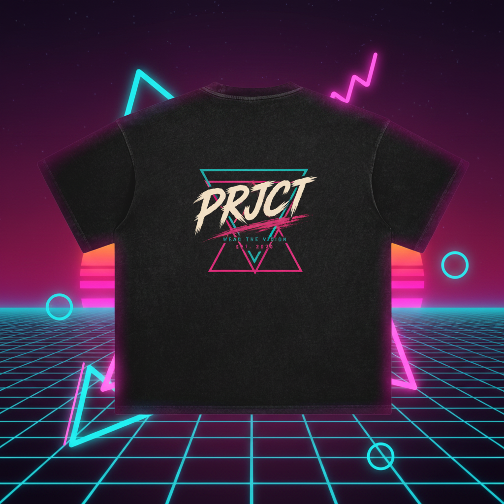 "PRJCT Retro '86 Vision" Washed Tee ...