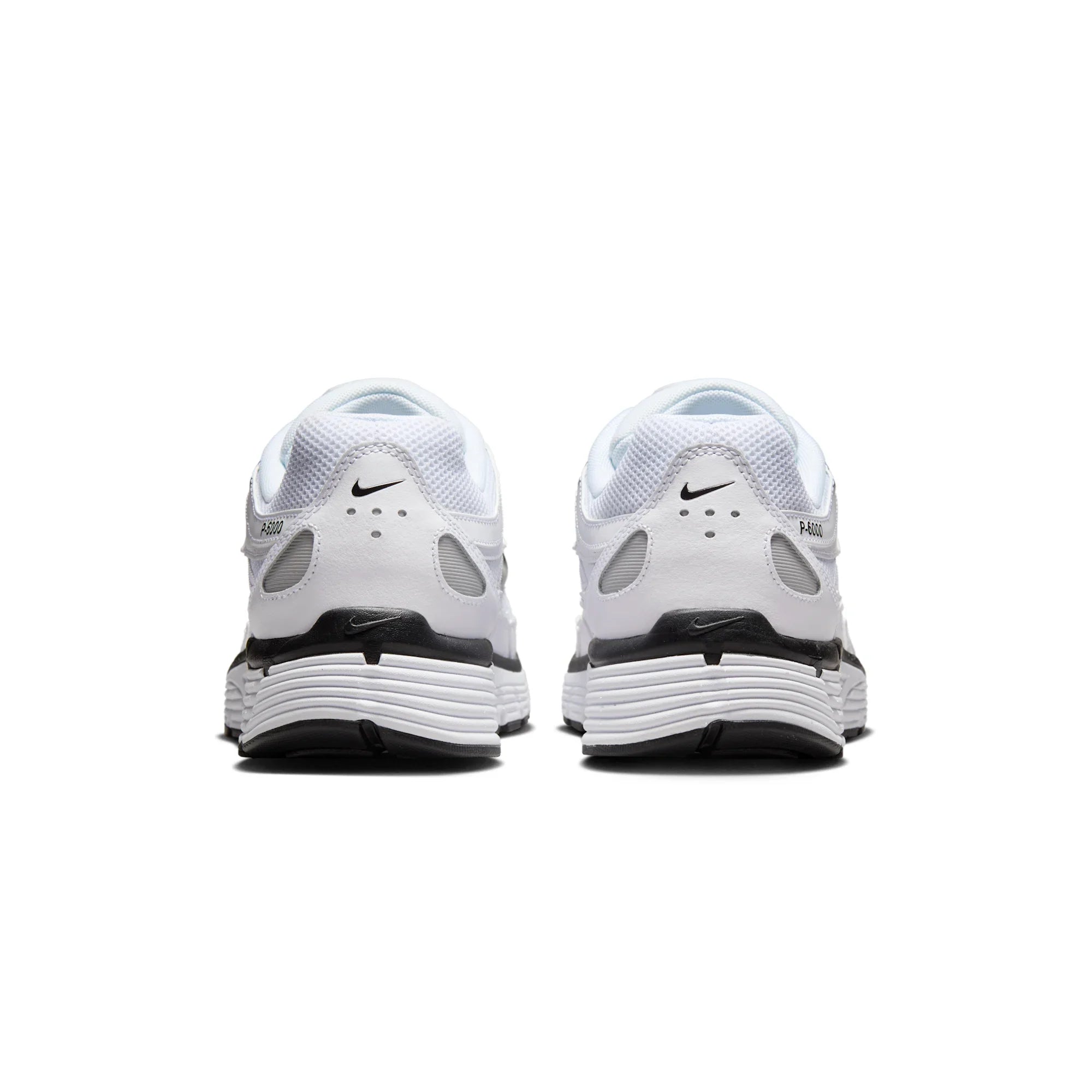 Nike P-6000 White Metallic Silver Black - 4