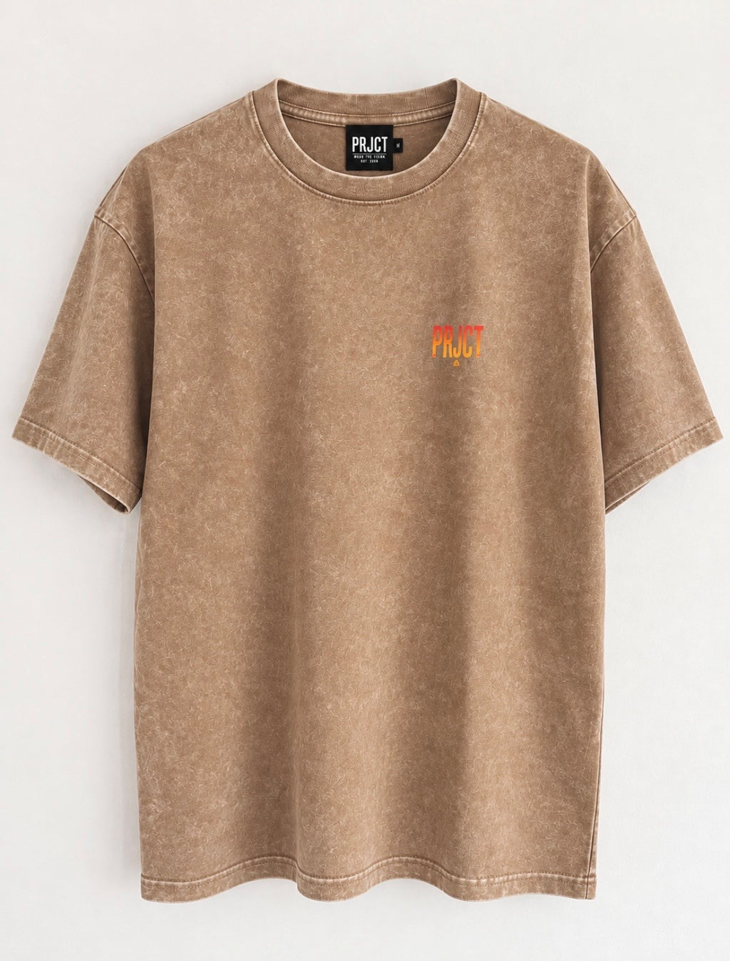 PRJCT Full Sunset Vibes Snow Wash Oversized Tee